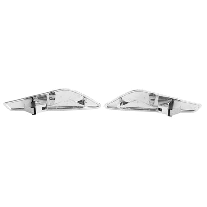 BMW F25 F26 X3 Pair Chrome Front Side Fender Trim Finisher 51117338569 51117338570