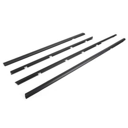 2012-2015 Honda Civic 4pcs Car Weatherstrip Window Moulding Trim Seal Belt 72910TROA01