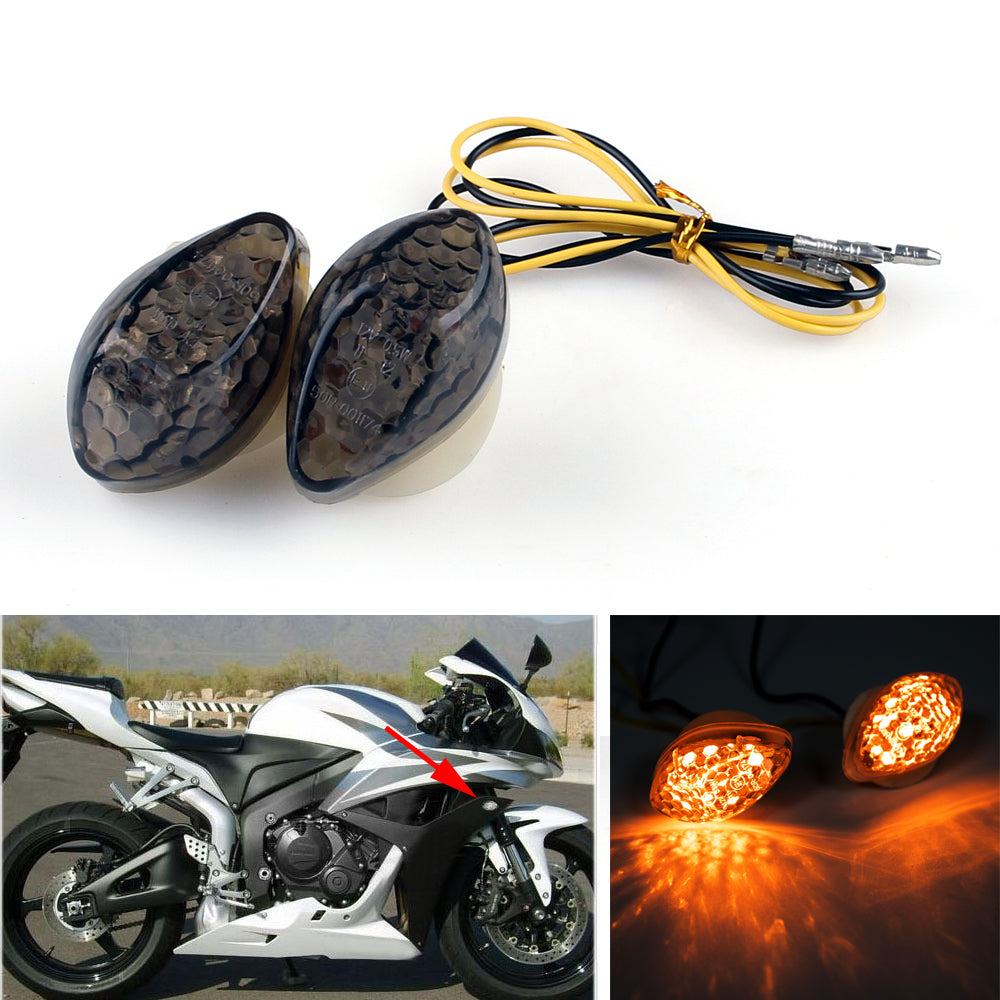 Honda 04-13 CBR 600 1000RR & 02-03 CBR954 & CBR929 F4 LED Turn Signals Champoo