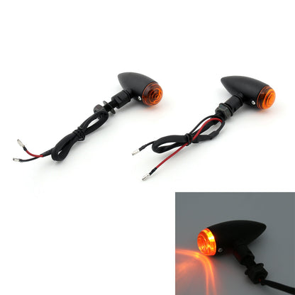 Harley Softail Dyna Sportster V-Rod 2Pcs Bullet Turn Signal Light Champoo