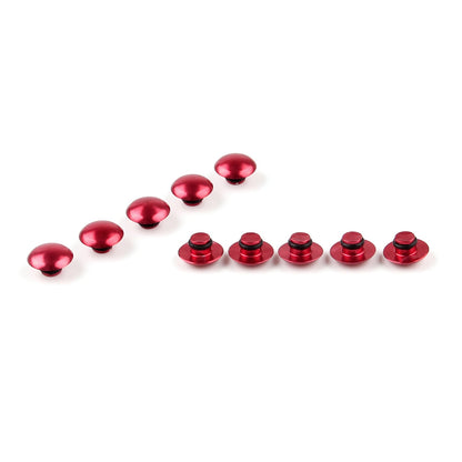 Universal M6 6MM Motorcycle Hex Socket Bolt Screw Nut Head Cover Cap Red