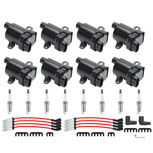 2000-2006 Chevy Suburban 2500 6.0L 8Pack Ignition Coil+Spark Plug+Wires Set UF262 C1251 D585 5C1082