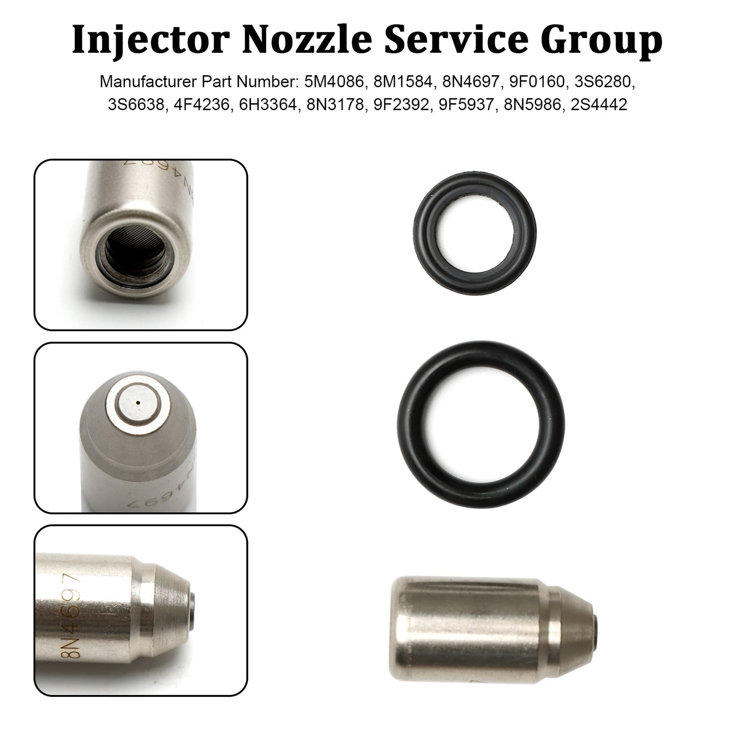 Caterpillar CAT 3304 3306 3333C Engine Fuel Injector Nozzle 5M4086 8M1584 8N4697 9F0160