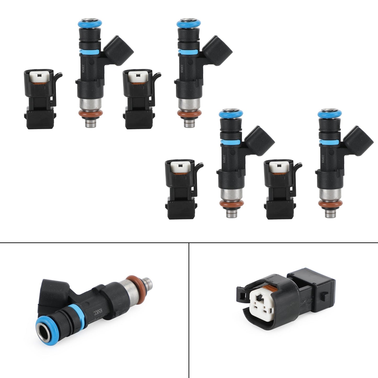 2000-2005 Audi A4 1.8T 4PCS 650CC 62lb EV14 Fuel Injectors 0280158117