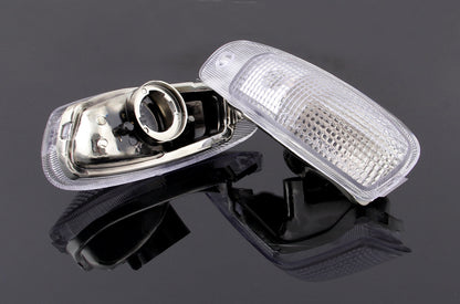 Front Turn Signals Lens For Kawasaki ZZR600 ZX600E 1994-2004 Clear Champoo