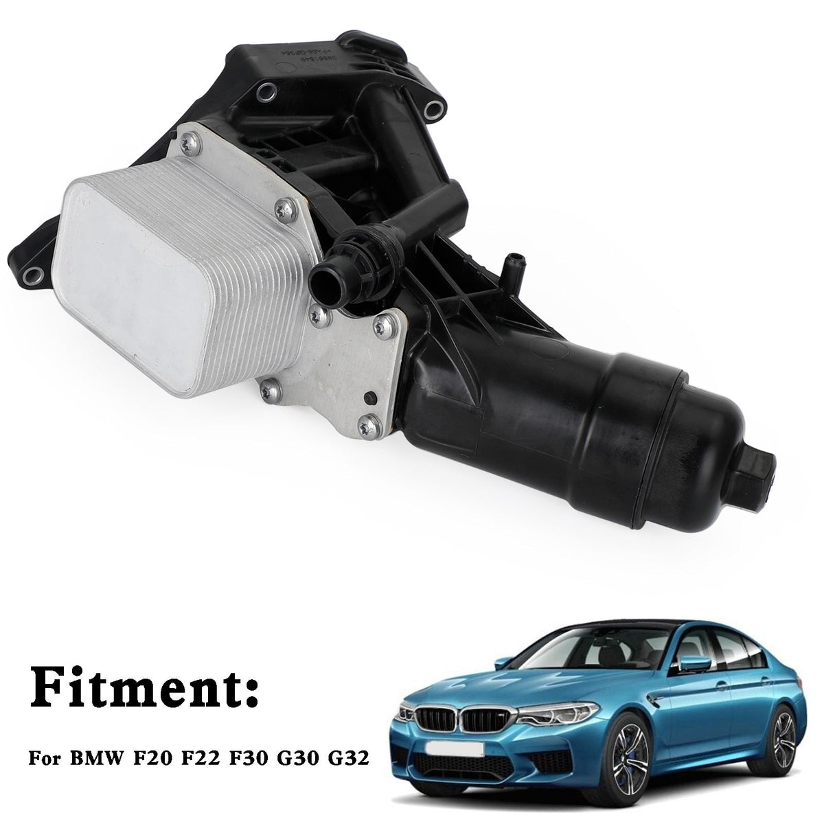 BMW F20 F22 F30 G30 G32 X4 11428596283 Engine Oil Cooler Filter Housing 11428574005 11428576429