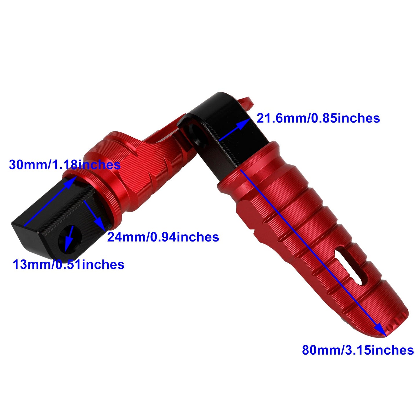 Rear Footrests Foot Peg fit for SUZUKI GSX-S125/150 GSX-R125/150 GW250 2018-2022