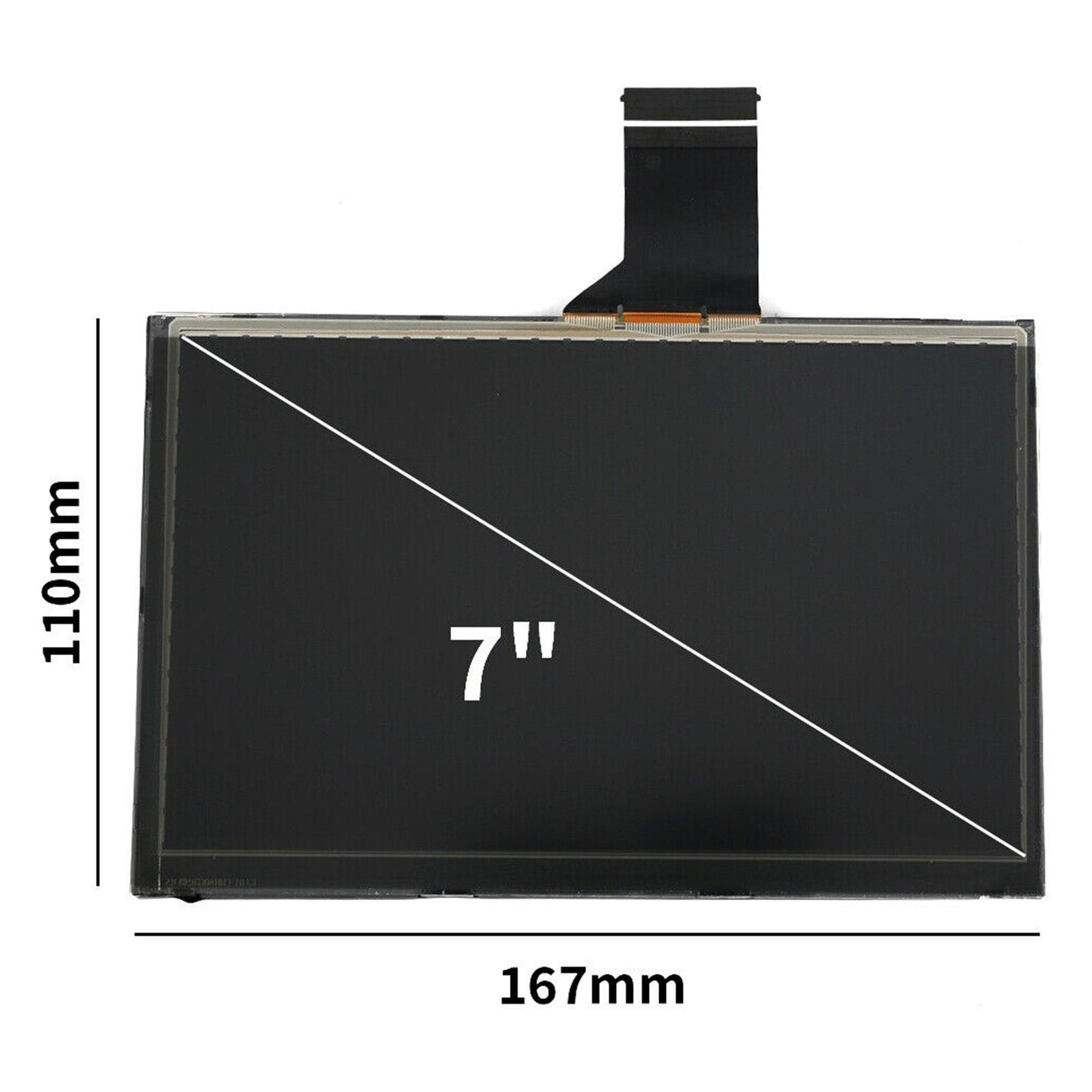 2017-2020 Jeep Compass 7" LCD Display Touch Screen Radio Navigation ACT3S5370FPC-A1-E TDO-WXGA0700K00033-V2