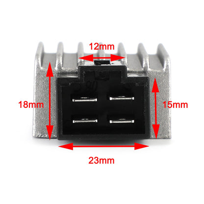 12v 4pin Voltage Regulator Rectifier For GY6 QMB139 50cc-150cc Scooter Moped ATV