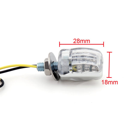LED Micro Mini Tiny Small Indicators Turn Signals Motorcycle MotorBike Champoo