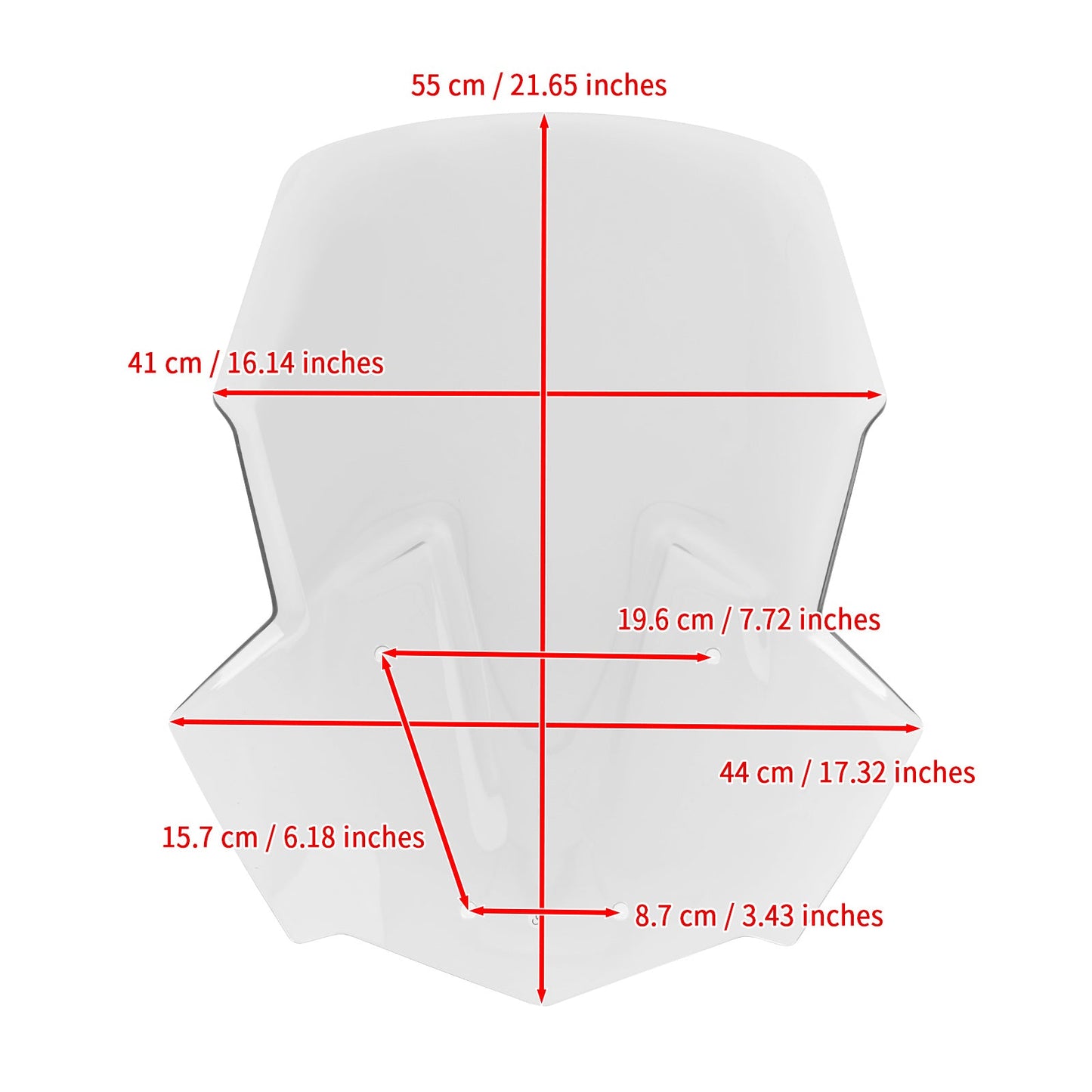 Windshield WindScreen fit for TRIUMPH Tiger 800 XC/XR/XRX/XRT/XCX/XCA 2018-2021