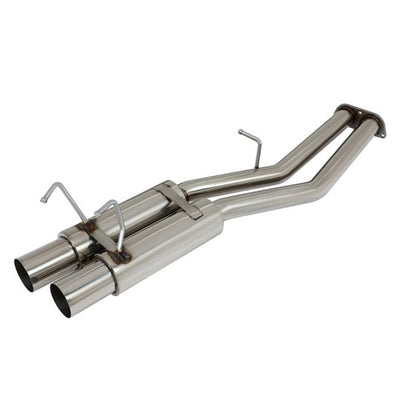 1989-1994 Nissan 240SX 2.4L Dual 3.5" Tip Catback Exhaust Muffler Pipe Racing Exhaust System