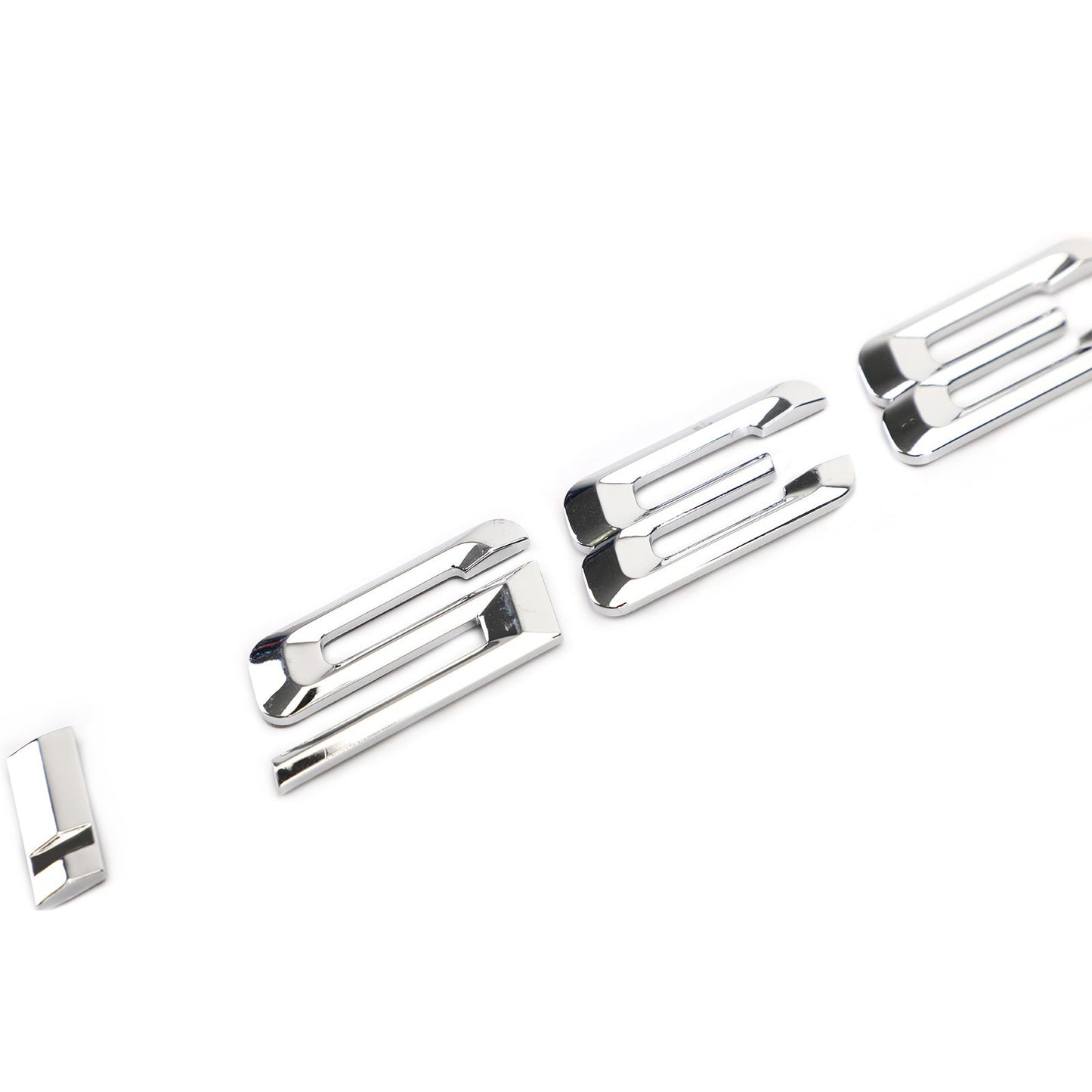 Rear Trunk Nameplate Badge Emblem Numbers Letter Decal 335 i Fit 335i Chrome