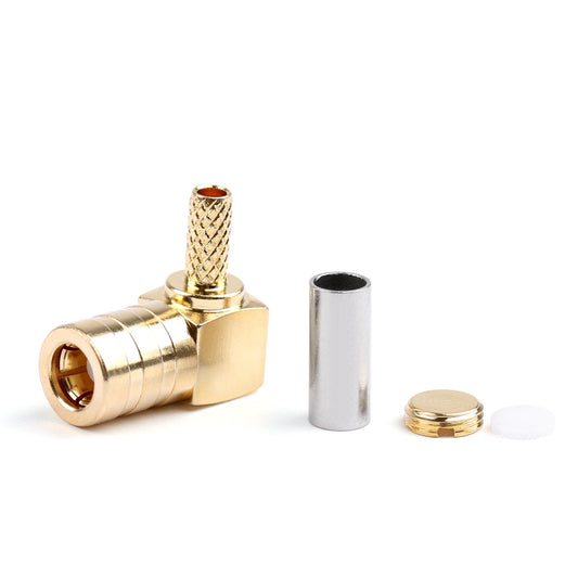 10Pcs SMB Female Jack Right Angle RG316 RG174 Cable RF Connector For GPS Antenna