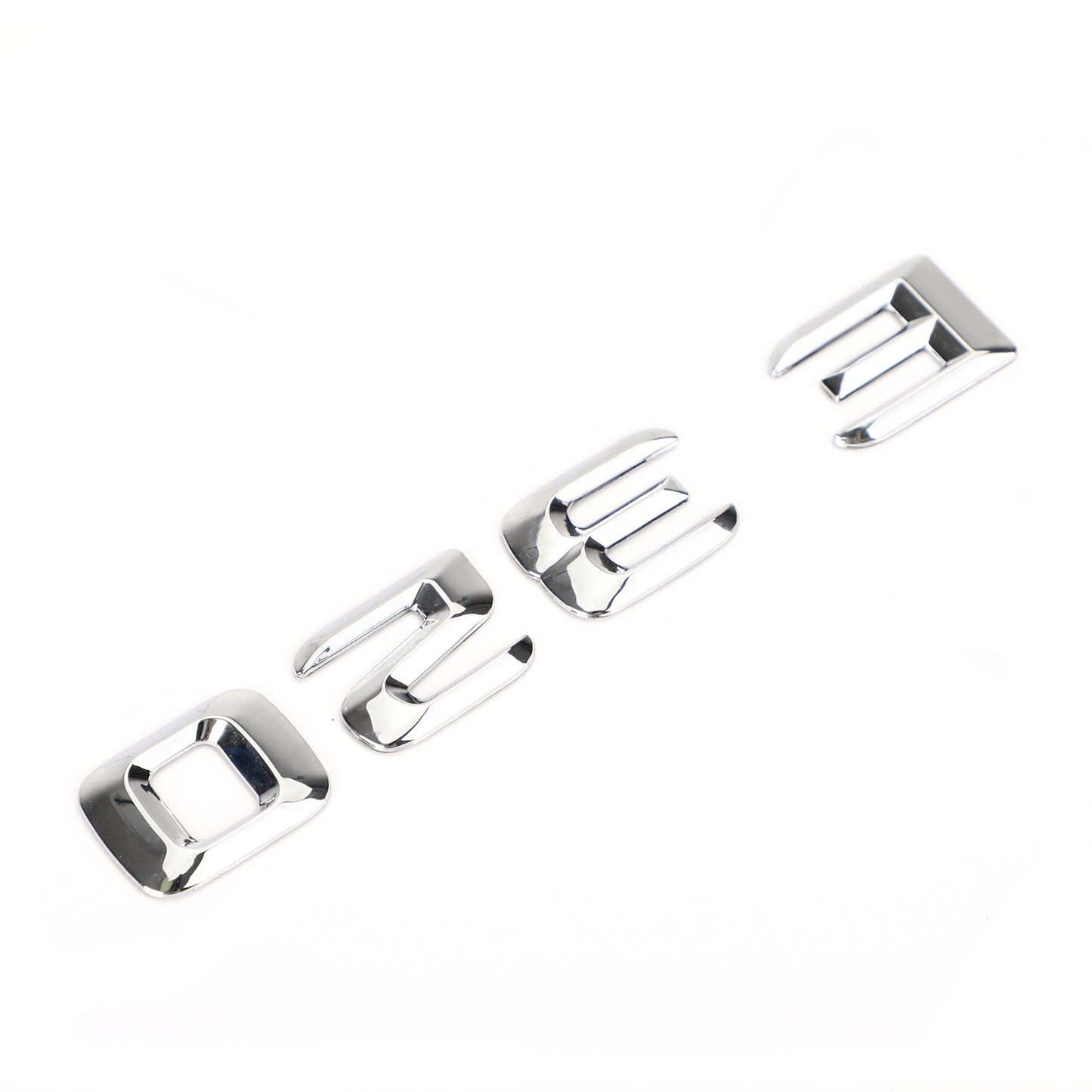 Rear Trunk Emblem Badge Nameplate Decal Letters Numbers Fit Mercedes E320 Chrome