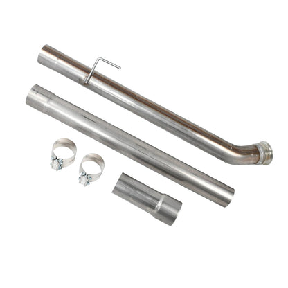 4" Exhaust DPF Delete Race Pipe for 2019-2021 Dodge Ram 2500 3500 Ram 3500 6.7L