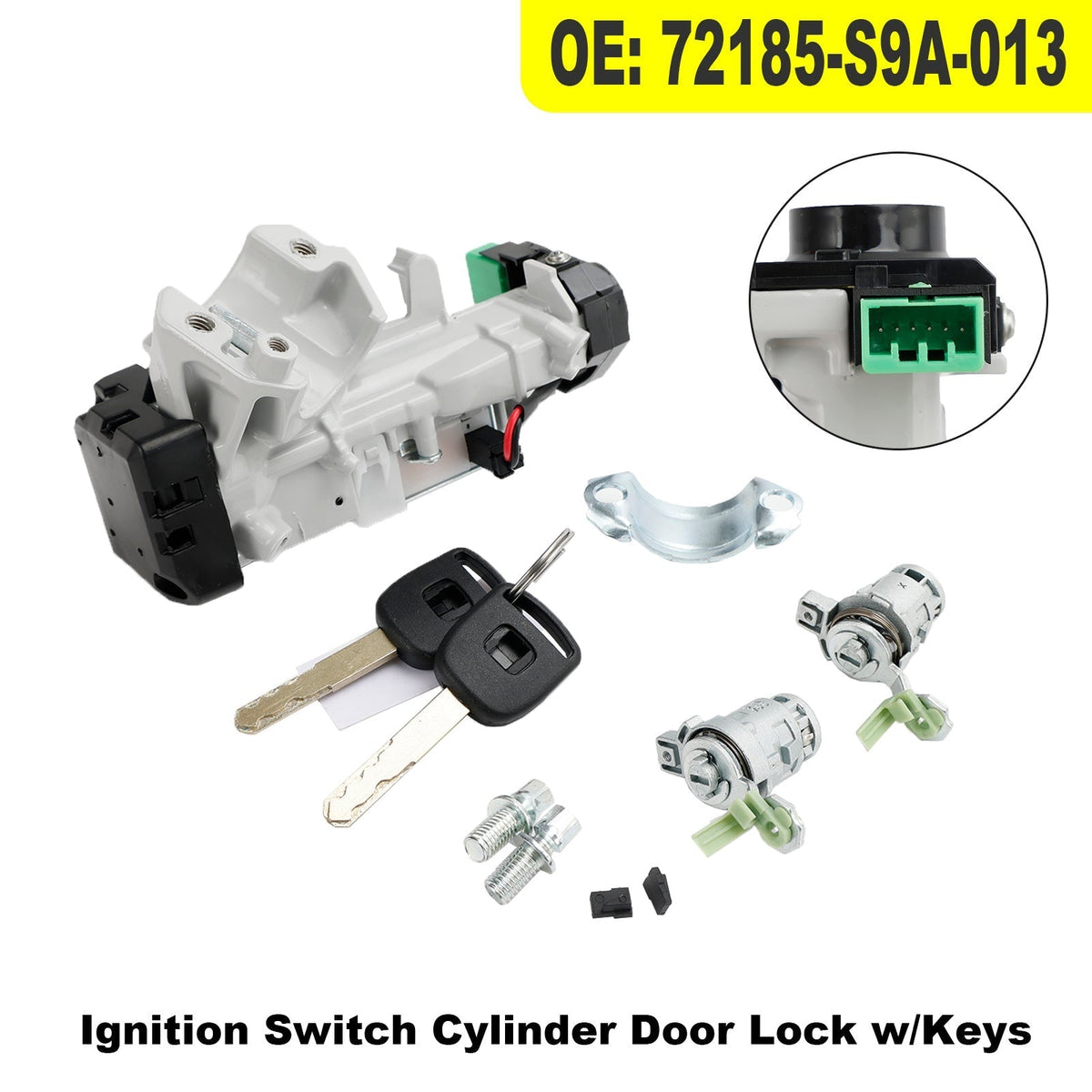 2003-2005 Honda Civic 72185-S9A-013 Ignition Switch Cylinder Door Lock