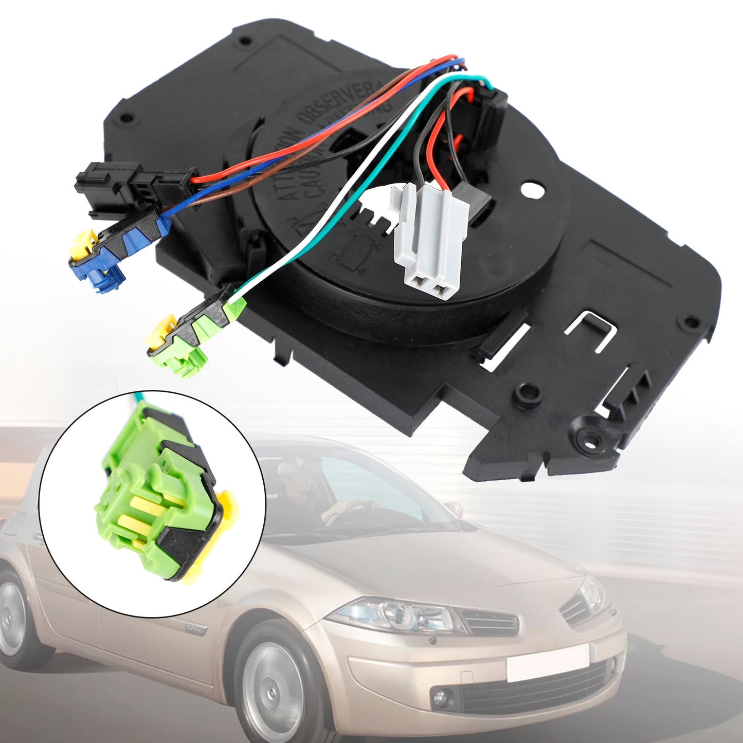 8200216462 Airbag Squib Spiral Cable Clock Spring Renault Megane II 02-08