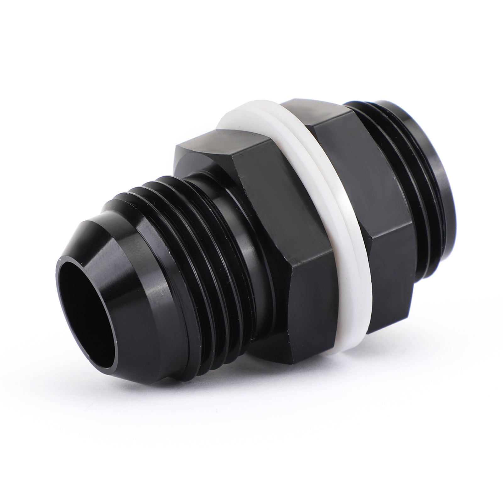 10 AN AN10 Flare Fuel Cell Bulkhead Fitting With Washer Black – Champoo
