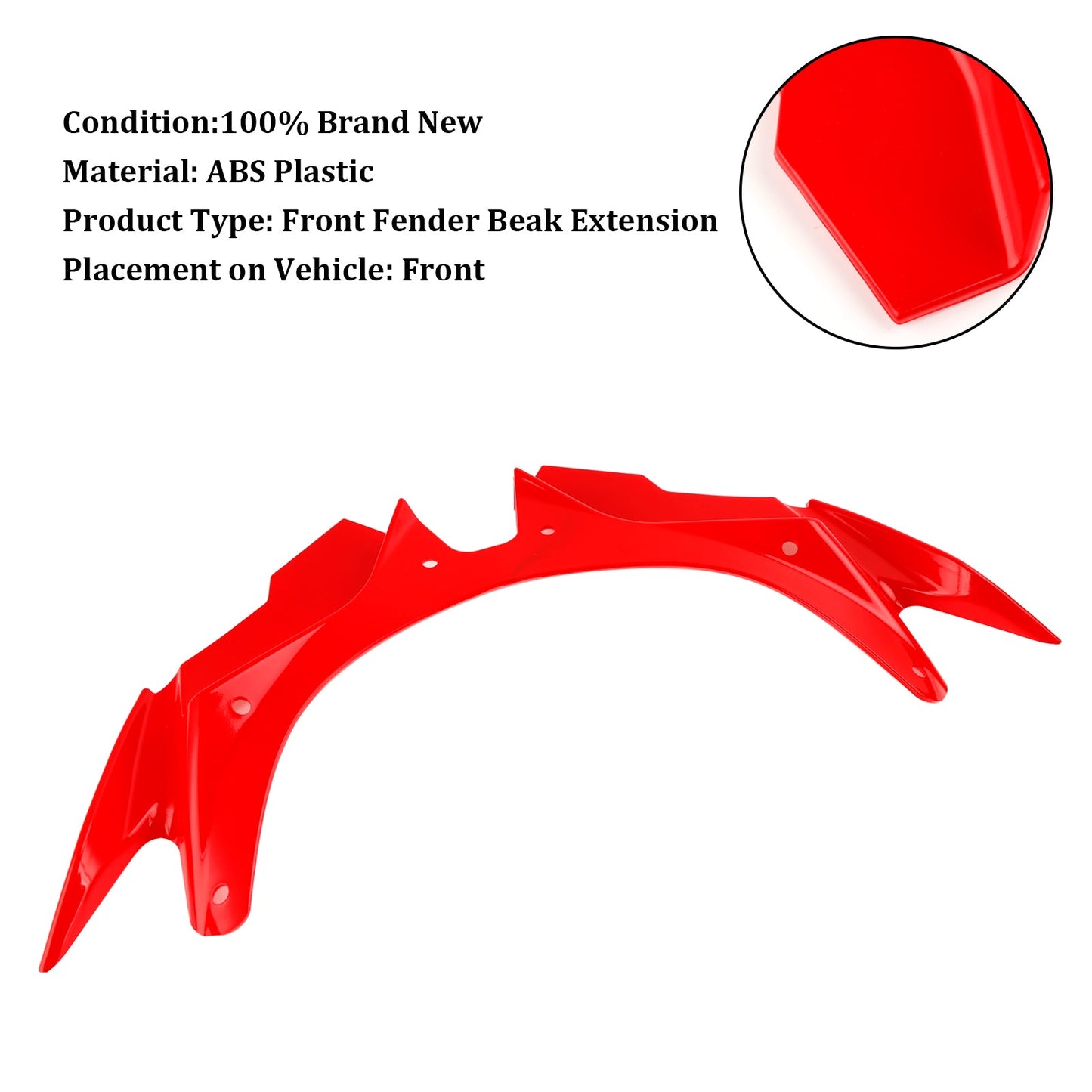Front Fairing Wing Beak Shell Cover For Kawasaki ZX4R ZX4RR ZX25R 22-24