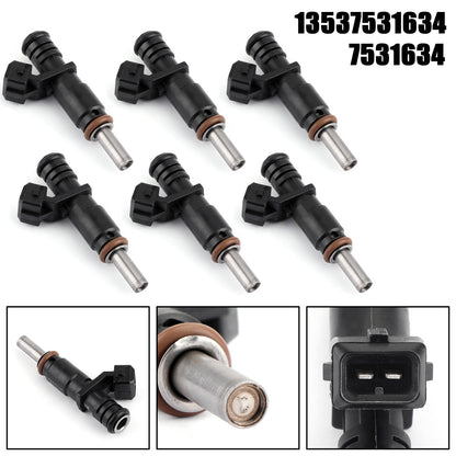 2007-2008 BMW 328xi 6PCS Fuel Injectors 7531634 13537531634 1353753163