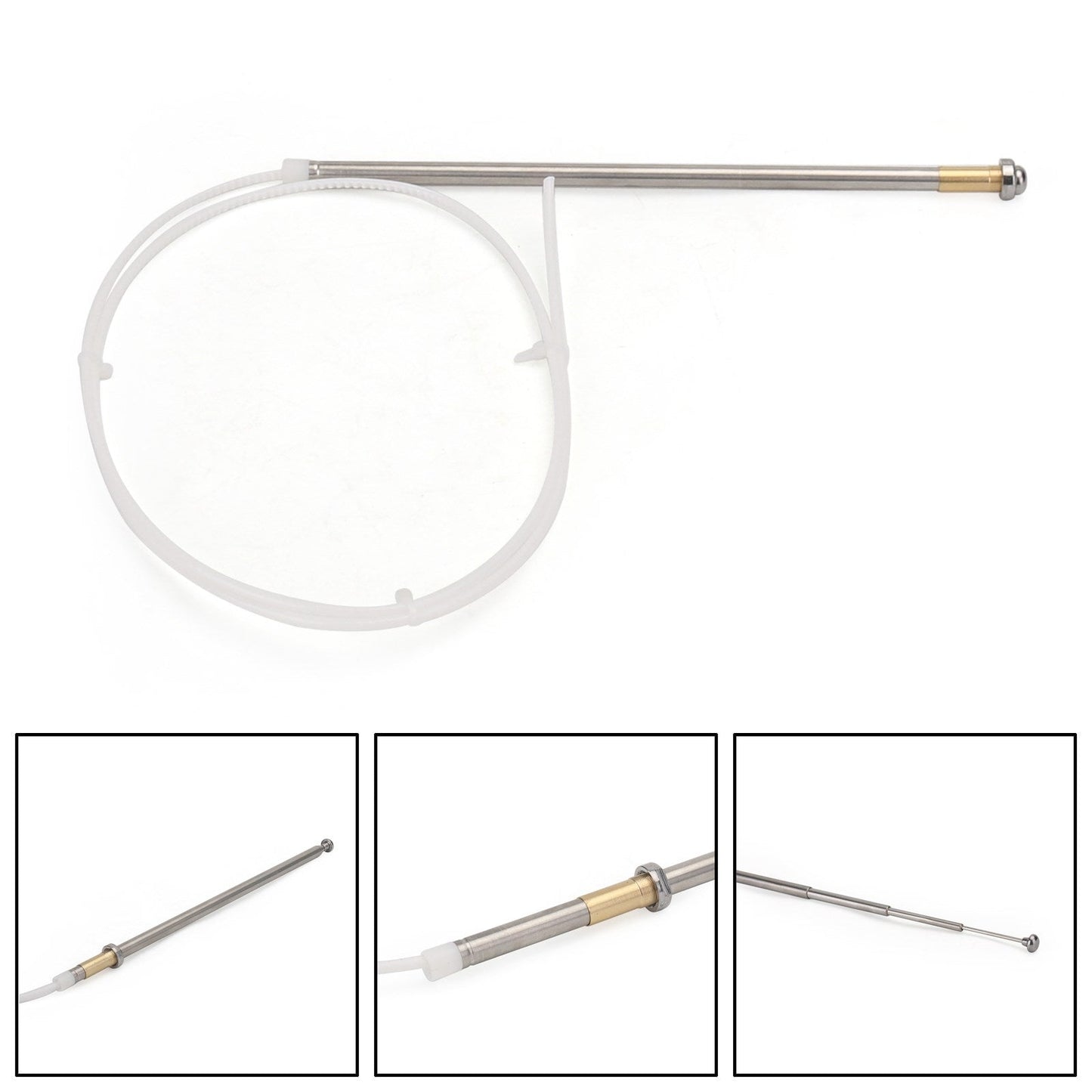 Benz W124 W126 W201 C107 R107 Mercedes Power Antenna Mast OEM Replacement