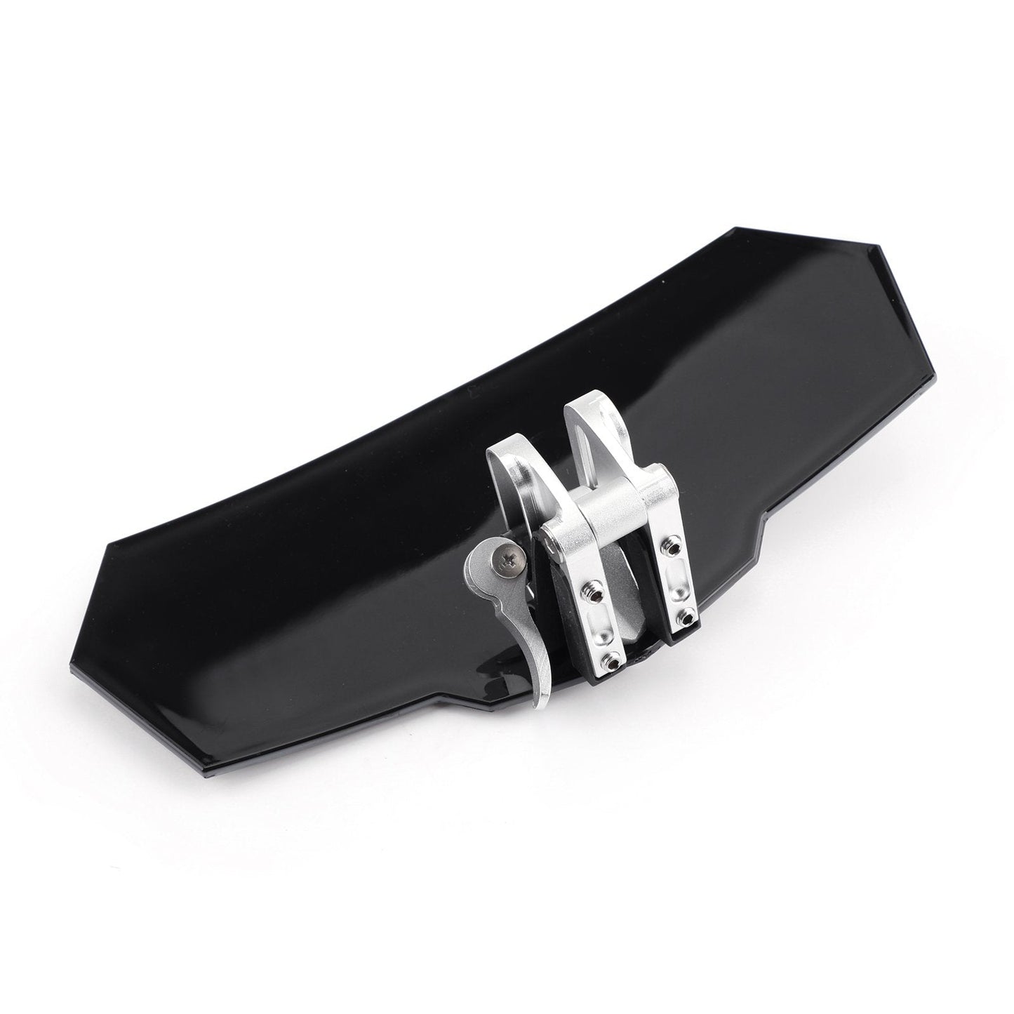 Honda Yamaha Suzuki Adjustable Windshield Extension Deflector Black
