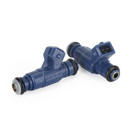 2PCS Fuel Injectors 1202863 0280156208 1253558 100-4332 fit Polaris RZR Sportsman Ranger EFI 700 800 05-14