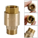 Brass Check Valve G1/2" G3/4" G1" M To F Thread Non-Return Backflow Prevention, G1/2"
