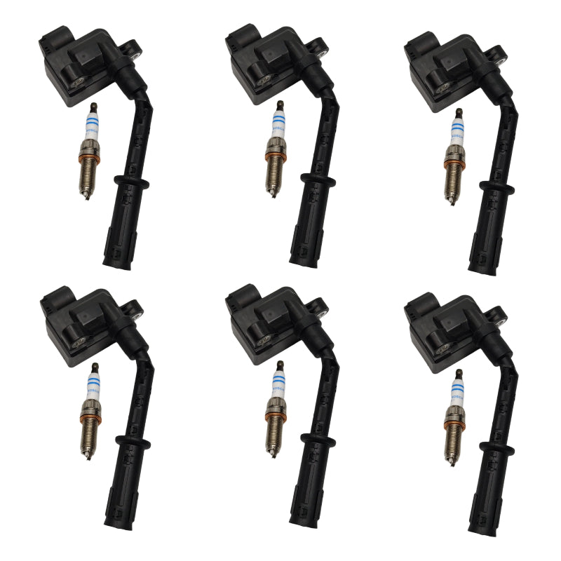 2011-2017 Mercedes-Benz S63 AMG V8 5.5L 6x Ignition Coil +Spark Plug UF741 A2769063700