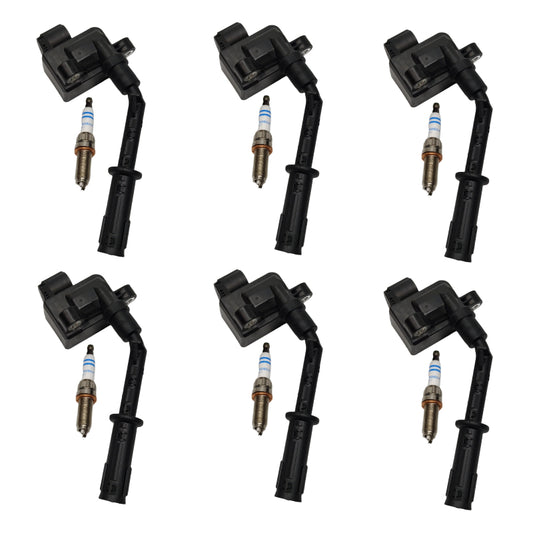 2013-2014 Mercedes-Benz GL450 V8 4.7L 6x Ignition Coil +Spark Plug UF741 A2769063700