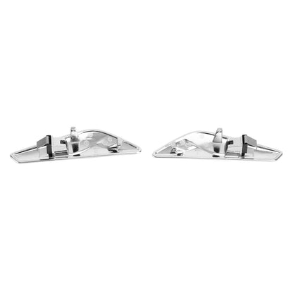 BMW F25 F26 X3 Pair Chrome Front Side Fender Trim Finisher 51117338569 51117338570