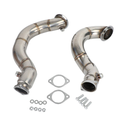 2011-13 BMW E92 335is 3 inch Stainless Steel Exhaust Downpipe Pipes compatible