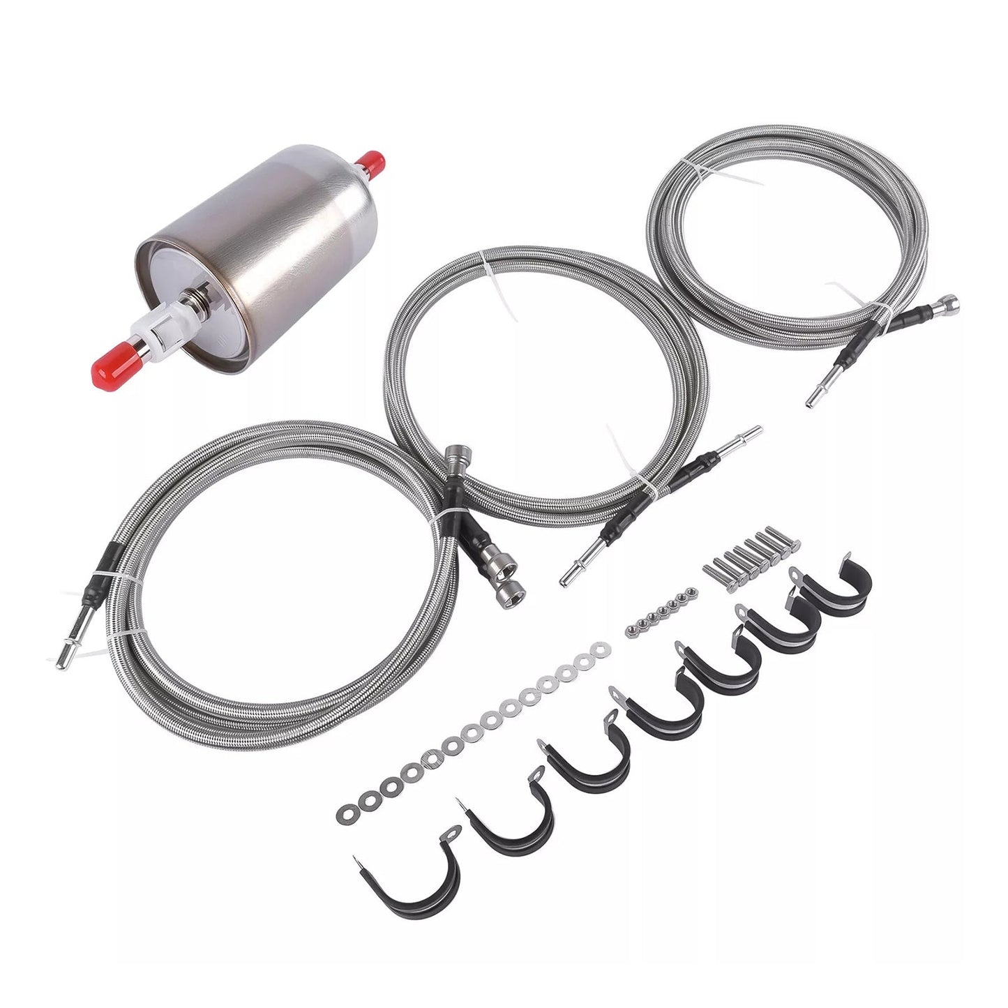 1999-2003 GMC Sierra 1500 2500 Stainless Steel Braided Fuel Lines Kit 819-840 15043857