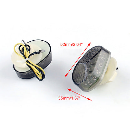 Kawasaki 98-13 ZX6R 04-13 ZX10R ZX 7R 9R 12R ZZR600 LED Turn Signals Champoo