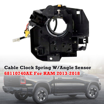 2013-2020 Dodge Ram 1500 Clock Spring with Angle Sensor 9 Pins 68110740AE 68110740AB