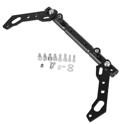 Cnc Adjustable Balance Cross Handle Bar Aluminum Lever Black Fits For Motor