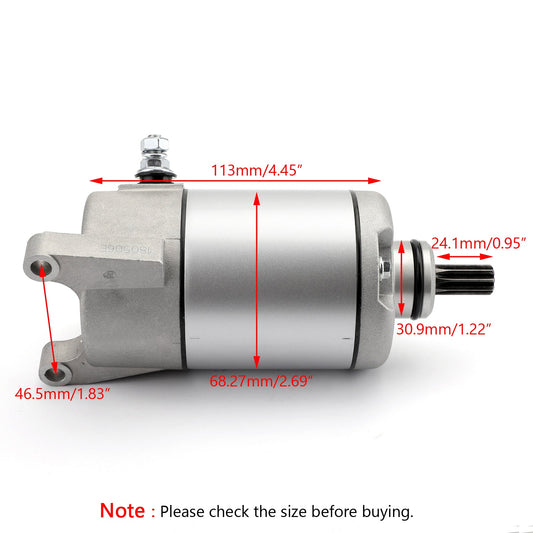 ATV Starter Motor For YAMAHA 350 YFM35 YFM35F TFM35G GRIZZLY 07-17 3HE-81890-00 Champoo