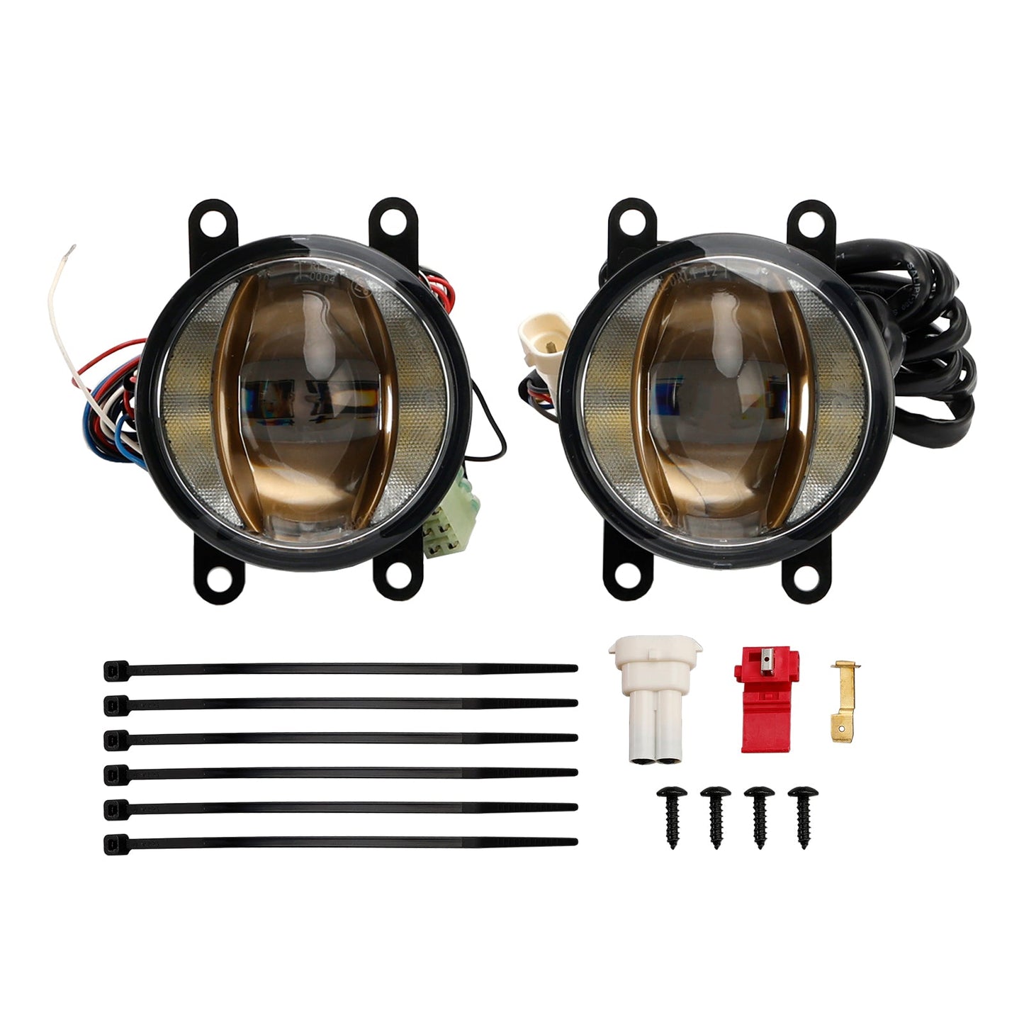 OSRAM Car Light Ledtiving FOG DRL Gold Edition 90MM 6000K LED FOG103-Gold
