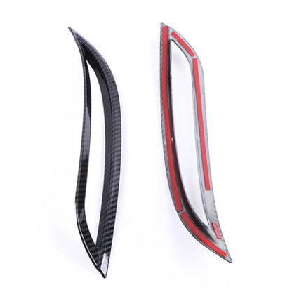Carbon Fiber Rear Fog Light Lamp Cover Trim Tesla Model 3 2019-2022