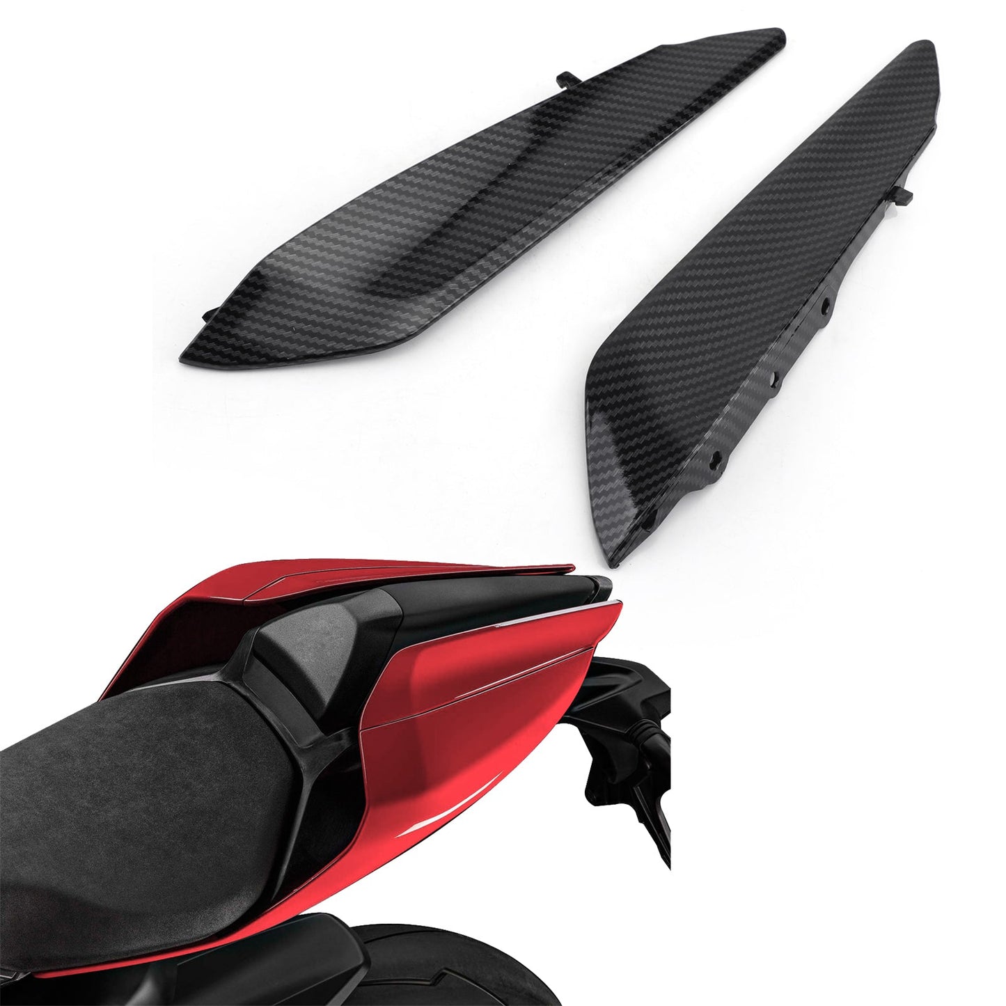 2015-2024 Ducati 1299 Carbon Rear Tail Side Seat Panel Trim Fairing Cowl Cover