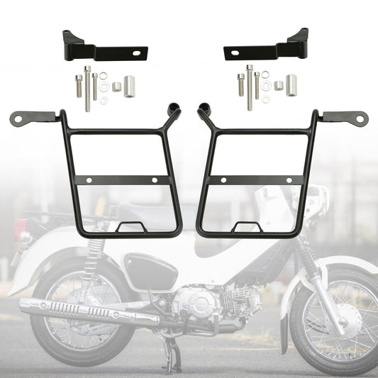Side Saddle Bag Mounting Bracket Black Fit For Honda CROSS CUB SUPER CUB Right