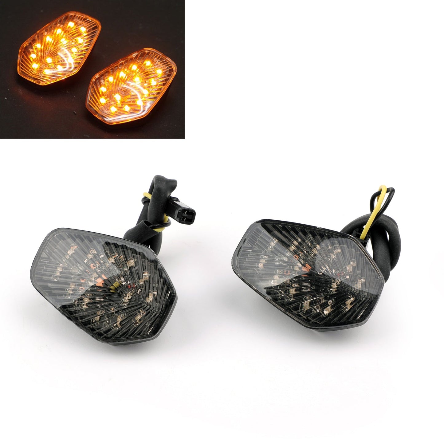 2001-2005 Suzuki GSXR 600 Smoke Turn Signals Flush Mount