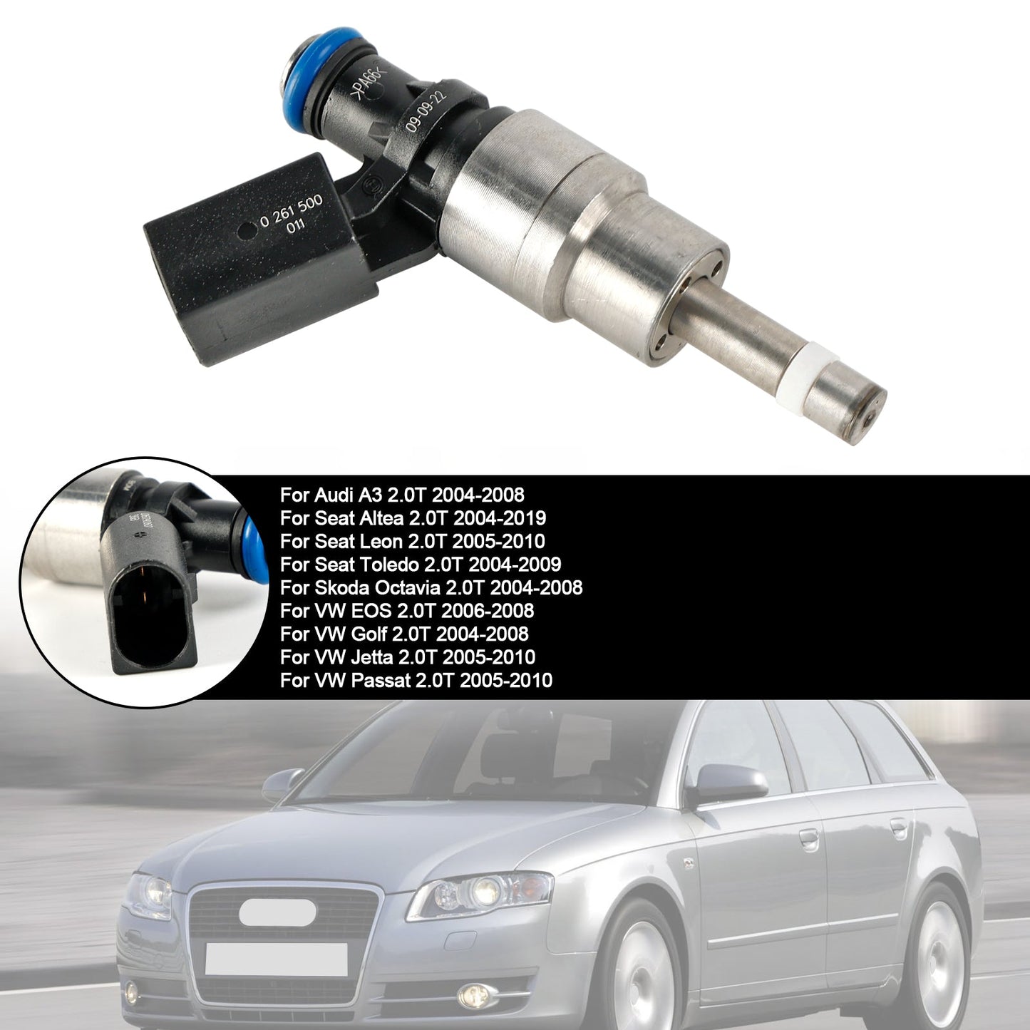 2004-2008 Skoda Octavia 2.0T Fuel Injector 0261500011 06F906040D