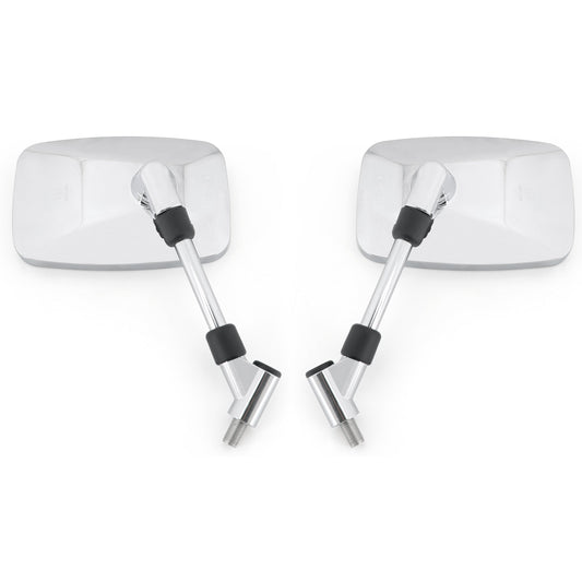 Rectangle 10MM Rear View Mirrors For Suzuki VS600 VS750 VS800 VL800 VZ800 VL1500