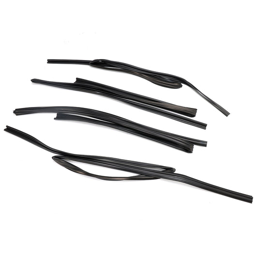4pcs Door Glass Rubber Seal Moulding Toyota Land Cruiser FJ80 LX450 1991-1997