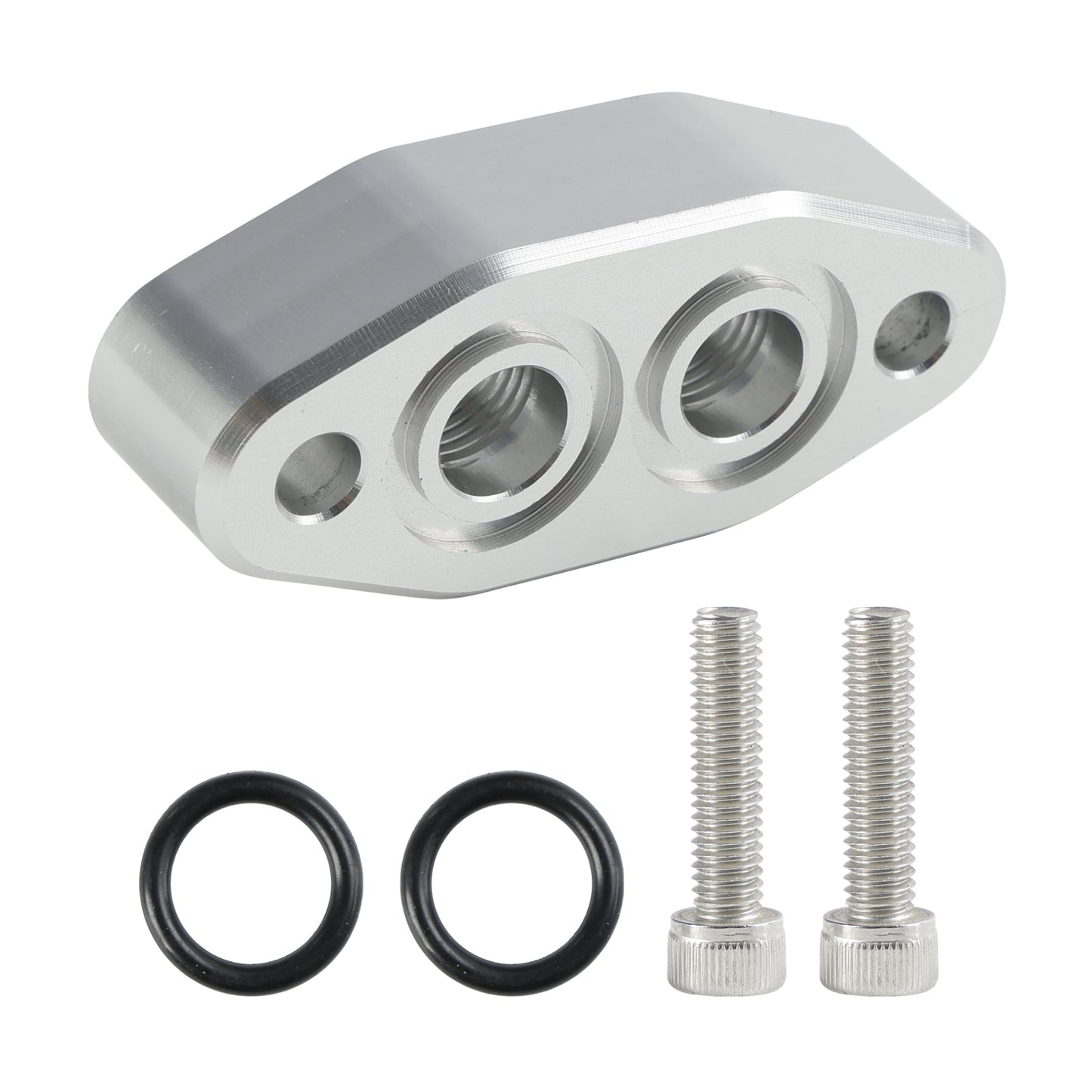 Oil Cooler Adapter 6AN ORB Oring In/Out Port Plate LS1 LSX LS3 LS LS2 LS3 551600