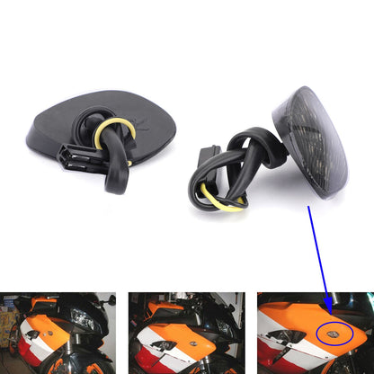 Clear Turn Signals For Honda CBR 1000 RR Flush Mount 2004-2005 Champoo