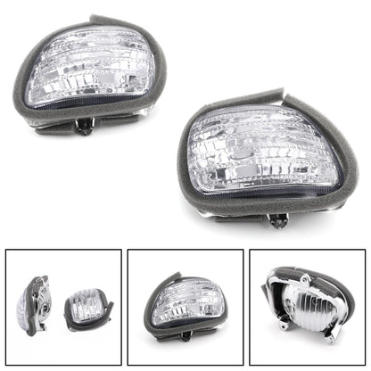 Front Turn Signals Lens Fit For Honda GL1800 Goldwing 2001-2010 Clear Champoo