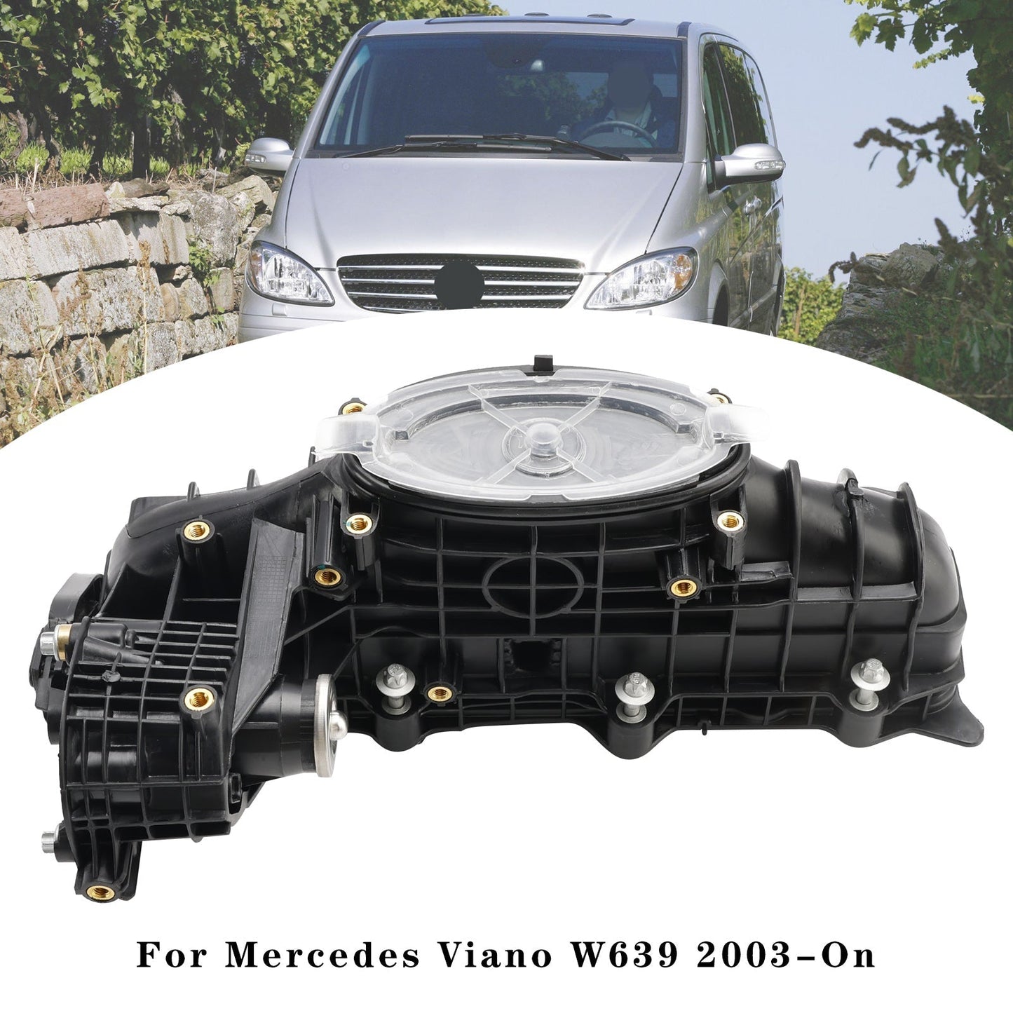 2014-On Mercedes Benz V-Class C-Class Vito Inlet Manifold W/ Actuator Motor A6510904937